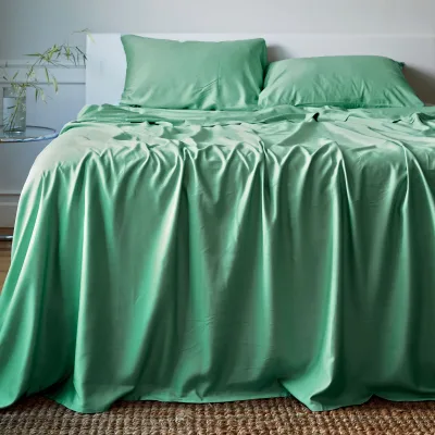 Cooling Bamboo Sheet Set - 100% Viscose from Bamboo - Seaglass