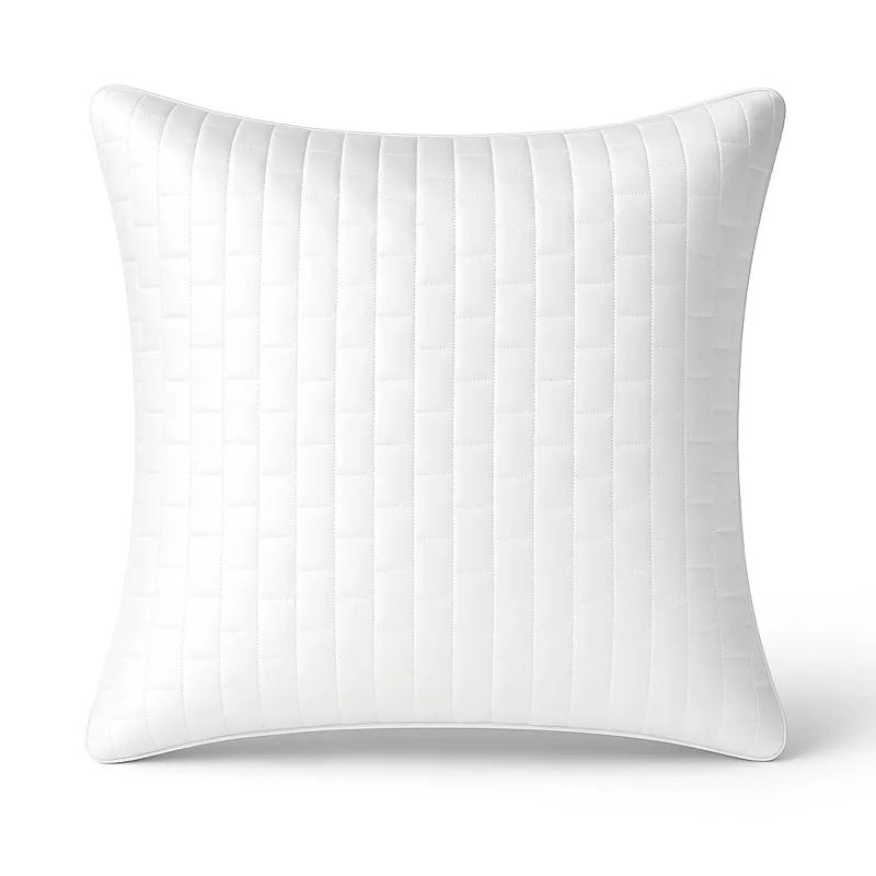 Bamboo Quilted Sham - 100% Viscose from Bamboo - 1pc - Euro - White