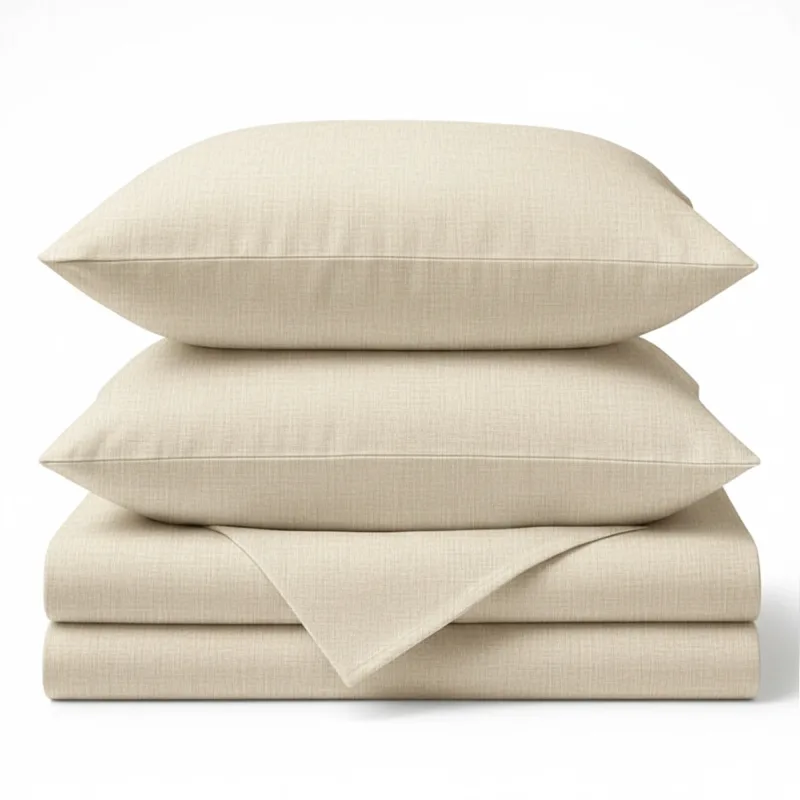 Cozy Bamboo Cotton Sheet Set - Viscose from Bamboo + Cotton - Sand